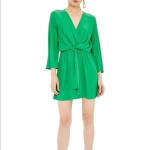 Topshop Tiffany Knot Mini Dress